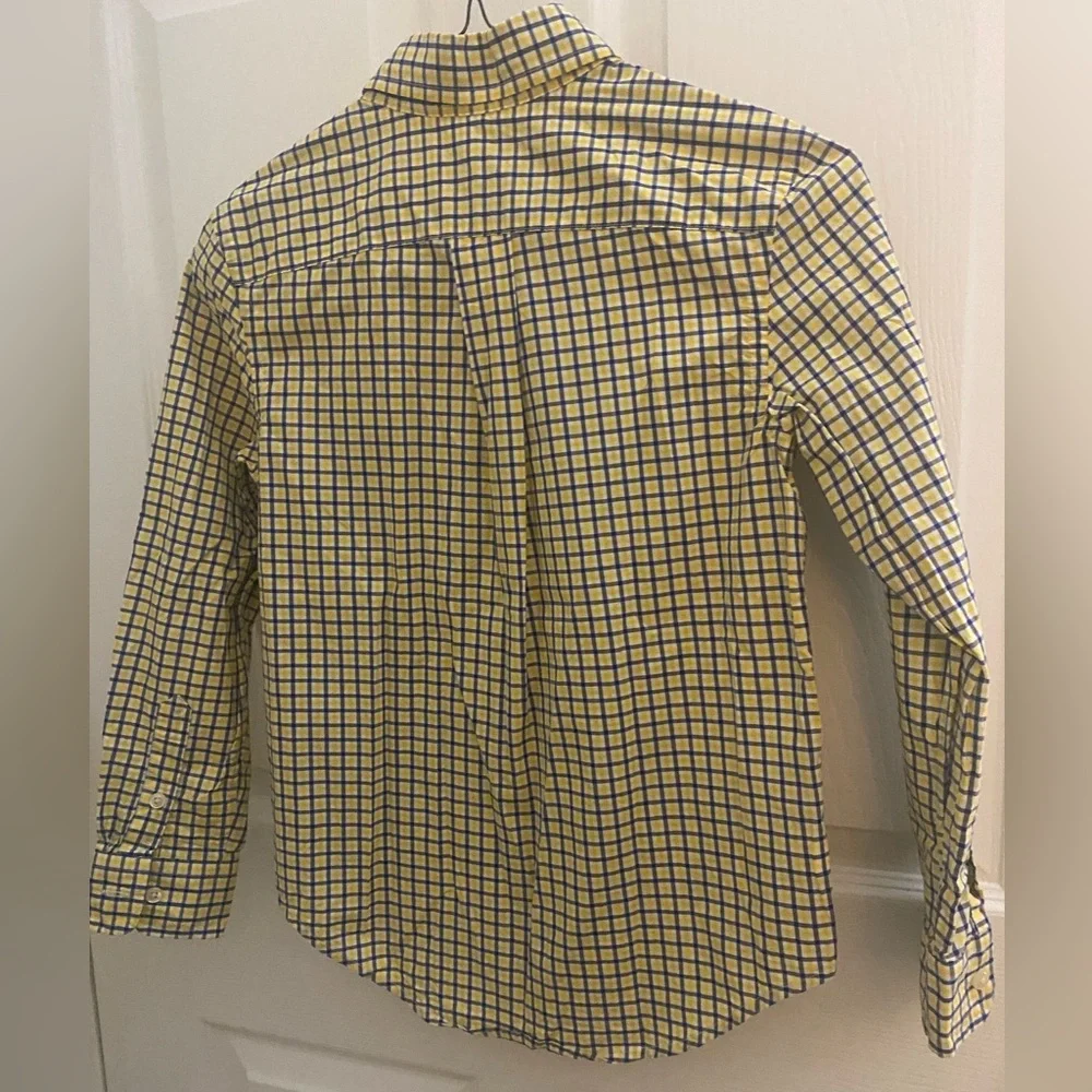 RALPH LAUREN Boys Long Sleeve Plaid Shirt Sz 8